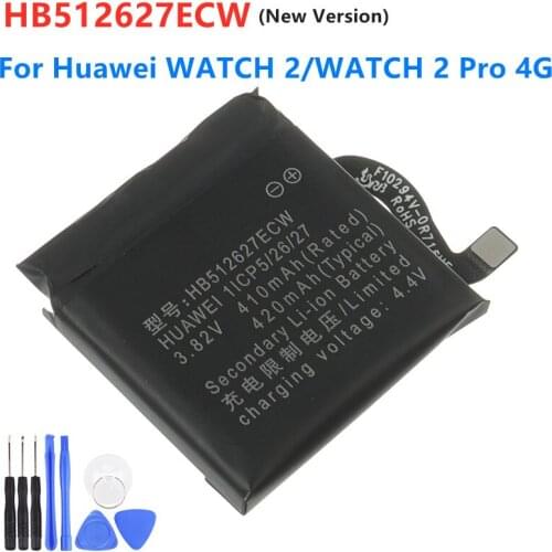 Original Replacement Battery HB512627ECW For Huawei WATCH 2 Pro 4G EO-DLXXU Porsche Design WATCH GT