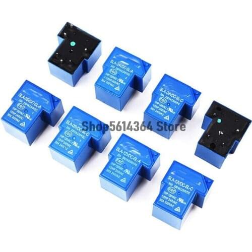 SLA-05V 5V 12V 24VDC-SL-A-C 4PINS 5PINS 6PINS Relay T90 30A250V