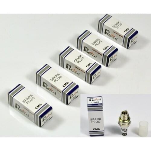 Rcexl CM6 10mm Spark Plug For DLE30 DLE55 DLE111 DLA56 EME55 Gas Engine