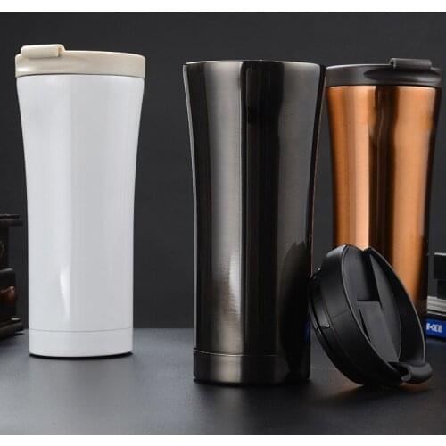 Thermos cup mirror type high-grade 304 stainless steel water cup couple coffee cup