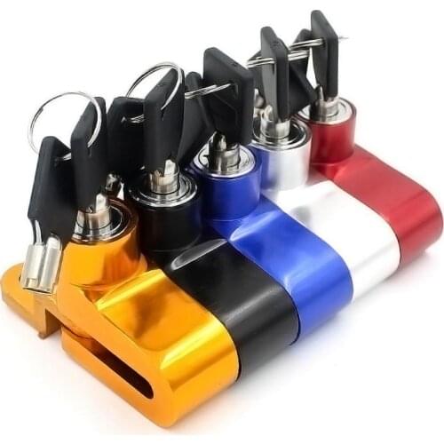 Cycling disc brake locks modified accessories with fixed bracket MTB Bicycle Bike brake lock motorcycle lock anti-theft locks