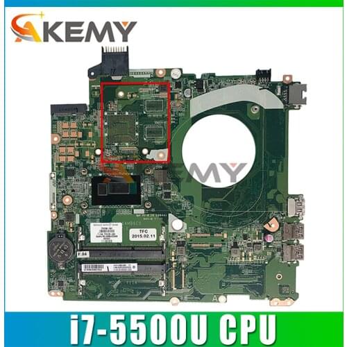 High quality For HP 15-P Laptop Motherboard i7-5500u CPU DAY11AMB6E0 799547-501 799547-001 DDR3 Mainboard 100% Tested Fast Ship