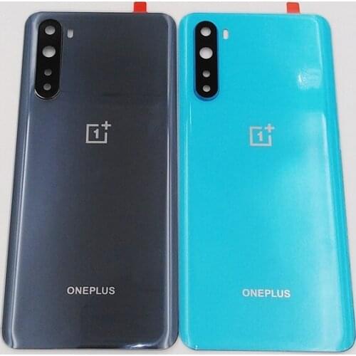 For Oneplus Nord One Plus Back Door Glass Battery Case Replacement Parts With Camera Lens