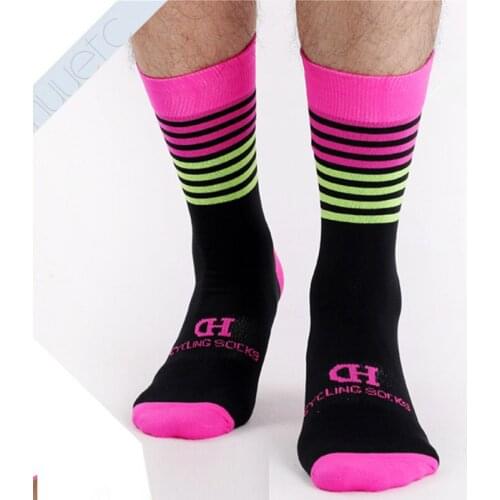 DH SPORTS Men Women Cycling Socks High Quality Elastic Outdoor Wearproof Footwear For Road Bike Socks Mountain Bicycle Socks