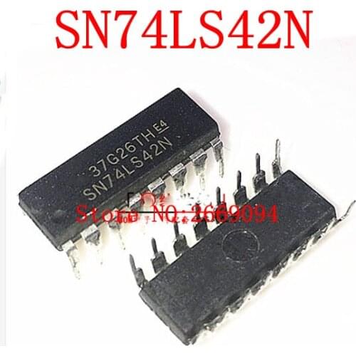 5PCS /10PCS /50PCS /100PCS SN74LS42N 74LS42N HD74LS42P HD74LS42 74LS42 74LS42P DIP-16 NEW