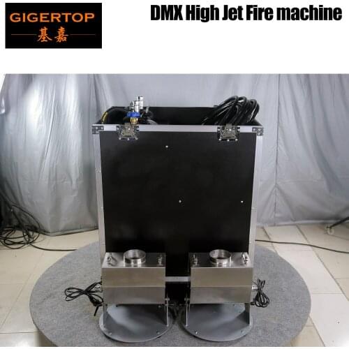 TIPTOP Large Flame Projector DMX512 Control kerosene+nitrogen Gas Tank/Effect Fire Machine Controller Road Case Pack High Fire