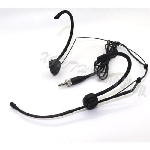Black Foldable Headset Microphone Mic For Sennheiser G1 G2 G3 G4 EW100 EW200 EW500 Wireless Interview Speech Sing Recording