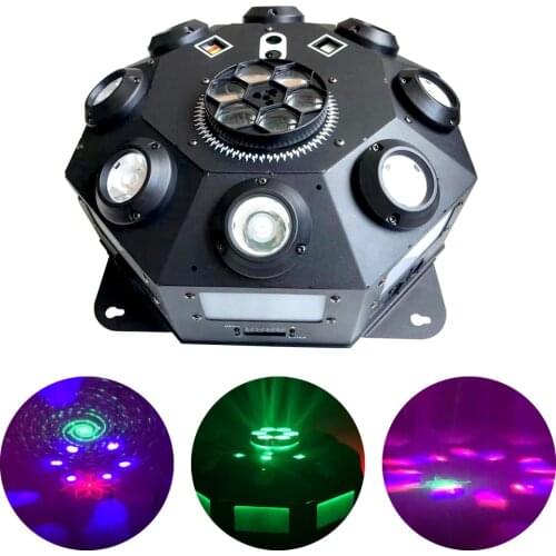 Dimming Strobe Beam Wash Laser Super Effect 5IN1 Stage DJ Disco Light RGBW 4IN1 Flash Light Wedding Bar Party Pixel Light DMX