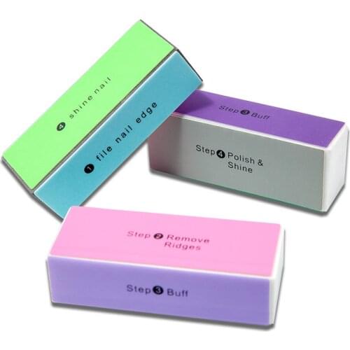Nail Art Tools Nail File Buffer Polishing Block Polish Strip Four-sided Polishing Scrub Strip Manicure Sponge Nail Artifact