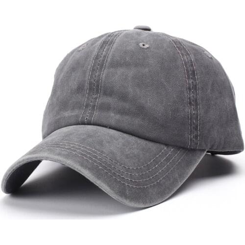 Adult Children Summer Baseball Cap Solid Color Casual Visor Protection Hat Adjustable Washed Sun Cap кепка женская Dropshipping