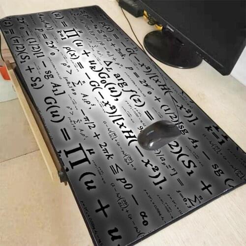 XGZ Math Formula Speed Version Locking Edge Large Natural Rubber Mouse Pad Waterproof Game Desk Mousepad Mat for CSGO Dota LOL
