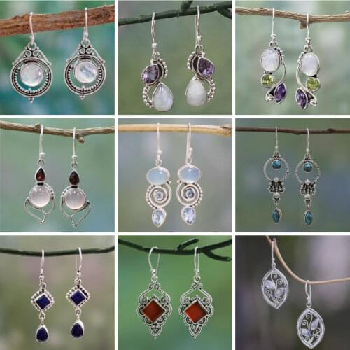 Fashion Metal Vintage Butterfly Drop Dangle Earrings Women Rose Gold Sliver Color Jewelry Aretes De Mujer Modernos