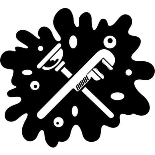 For Plumber Decal Sticker Car Truck Window- 5" Wide