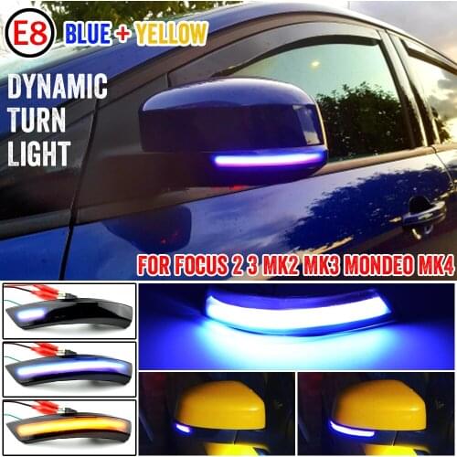 Dynamic Mirror Turn Signal Corner Light Lamp for Ford Focus 2 3 Mk2 Mk3 Mondeo Mk4 Rearview Indicator Blinker Repeater Light