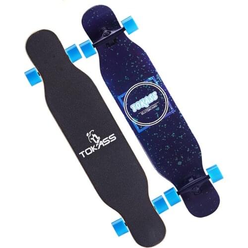 Boys and Girls Skateboard Beginners Long Board Adult Brush Hip-hop Board Four-Wheel Double-Tilt Wooden Skateboard Wholesale