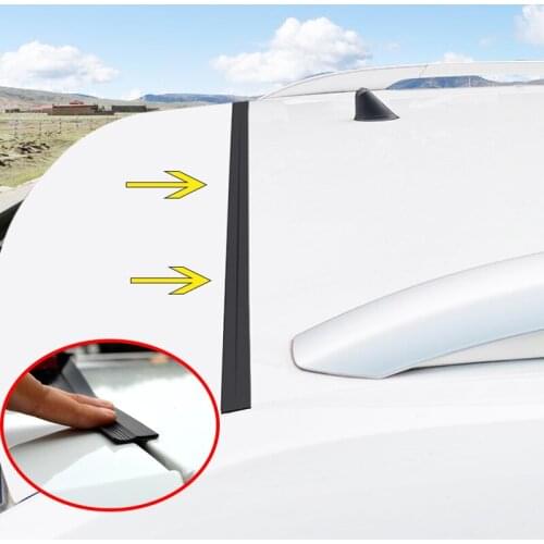 Universal DIY 1.6m Car Trunk Cover Edge Sealing Strip For SUV MPV Hatchback Sedan Rubber Dustproof Sealant StickerAuto Accessory