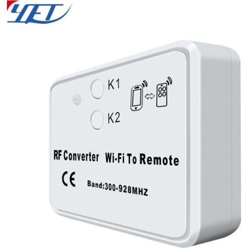 Wifi Free shipping cost!! 50pcs Converter Garage Door remote Control Mobile Phone APP controller Gate RF Converter