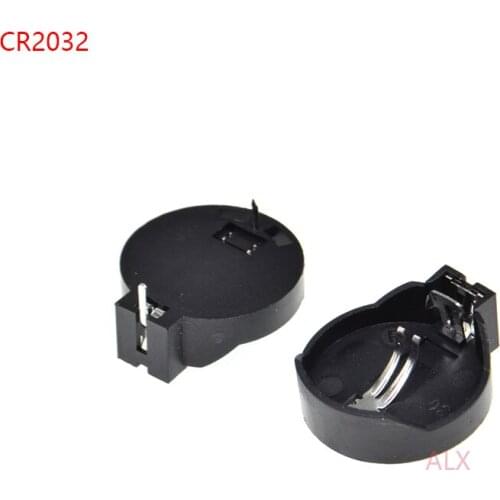 10PCS CR2032 CR2025 round Button Coin Cell Battery Socket Holder Case Cover 3V battery Storage Box