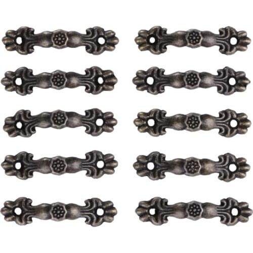 10pcs Cabinet Knobs Handles Drawer Bronze Wooden Jewelry Box Furniture Knobs Handles Door Furniture Cabinet Pulls Hardware Tools