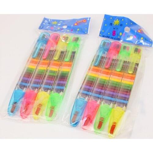 4pcs/pack 20colors Crayon Student Drawing Color Pencil Kawaii Writing Pen for Kids Gift School Stationery Supplies