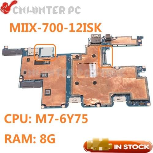 NOKOTION For Lenovo Ideapad MIIX700 MIIX-700-12ISK Laptop Motherboard 5B20K66835 CMX40 NM-A641 M7-6Y75 CPU 8G RAM