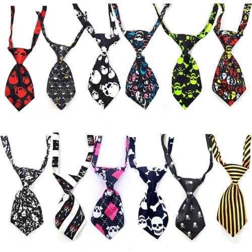 30 Pcs Halloween Party Dog Accessoires Pet Dog Necktie Adjustable Dog Collar Necktie For Small Medium Dog Pet Supplier