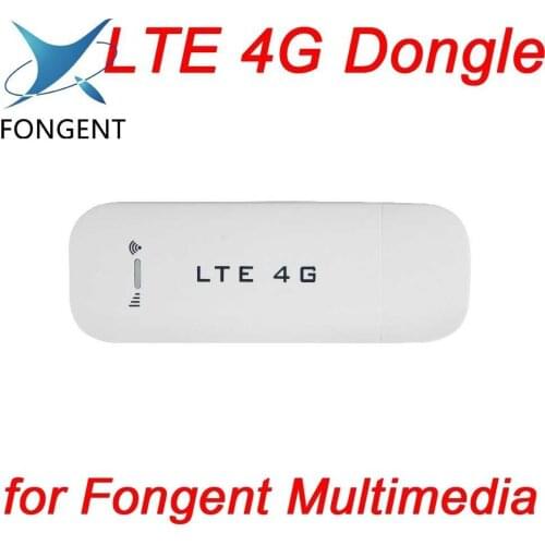 Fongent WCDMA 4G Dongle Wireless Network Card USB Modem Adapter of PC Tablet SIM Card EDGE Android System GPS Glonass Multimedia