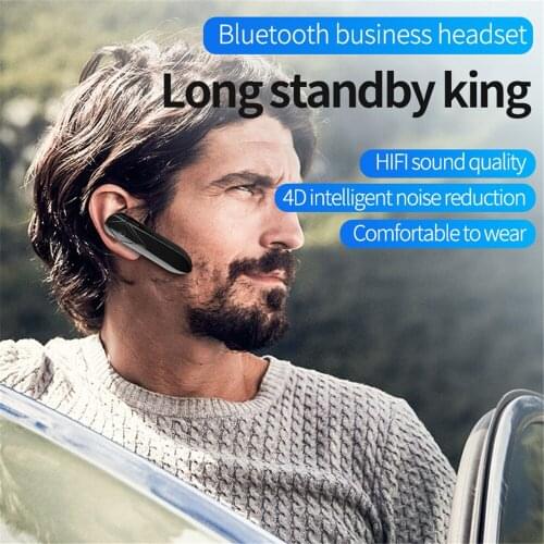 Bluetooth Headset Bluetooth 5.0 Earpiece Handsfree Headphones Mini Wireless Earphone Earbud Earpiece For iPhone For xiaomi
