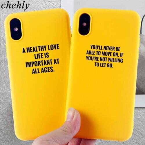 Personality Phone Case for IPhone 6s 7 8 11 Plus Pro X XS MAX XR Funny Words Cases Soft Silicone Fitted TPU Accessories Covers