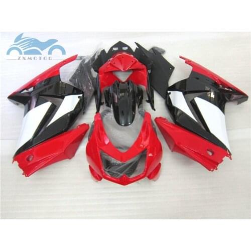 Cheap Fairing kits for Kawasaki injection fairings Ninja 250r 2008 2009 2010 2014 EX250 08 09 10-14 ZX250 red black ABS bodywork