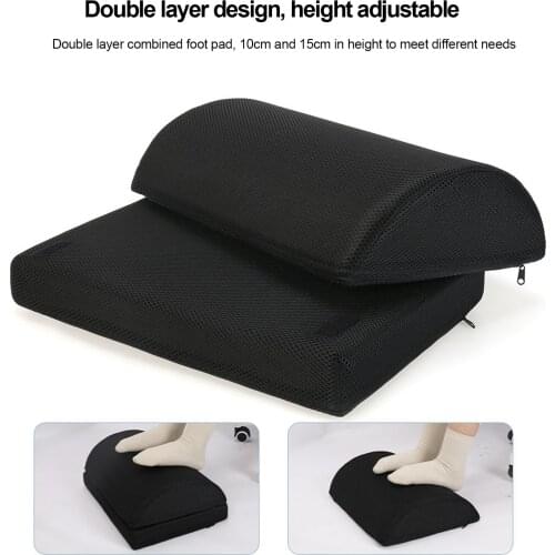 Ergonomic Feet Cushion Support Foot Rest Under Desk Feet Stool Pillow For Home Computer Work Chair Footrest Massage Cushion