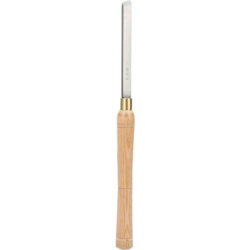 Wood Turning Tool HSS Blade Hardwood Handle Woodworking Lathe Chisel Small Oblique Head 15mm