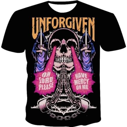 Skull Graphic T Shirts Vaper Hippie Camisetas For Men Tops Camiseta Hombre Ropa Clothing Streetwear Camisa Masculina Verano