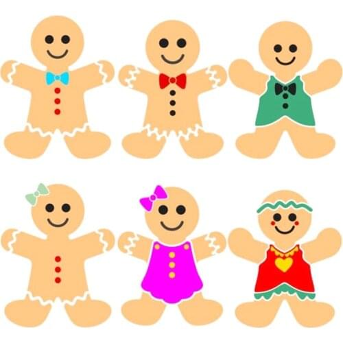 Metal Gingerbread Cutting Die For DIY Craft Making Greeting Card Scrapbooking Album Christmas Layering Die