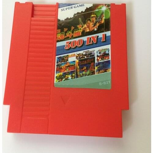 2017 New Arrival 500 in 1 Games collection 8 Bit 72 Pins Game Card