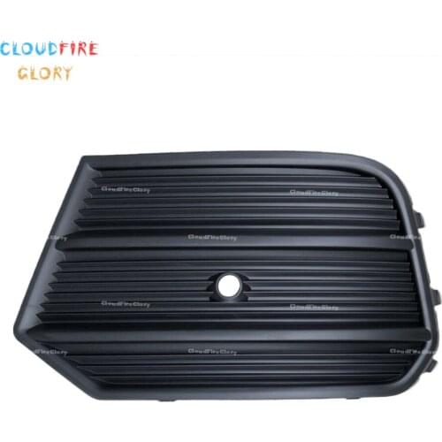 CloudFireGlory 8U0807681Q Left Lower Bumper Grille Fog Light Grille W Radar Hole For Audi Q3 2016-2017