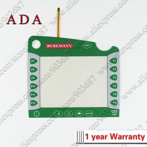 Touch Screen Panel Glass Digitizer for NTS E310708-12 Rev 0 AN7613 MD180617 Touchscreen with Front Overlay Membrane Film