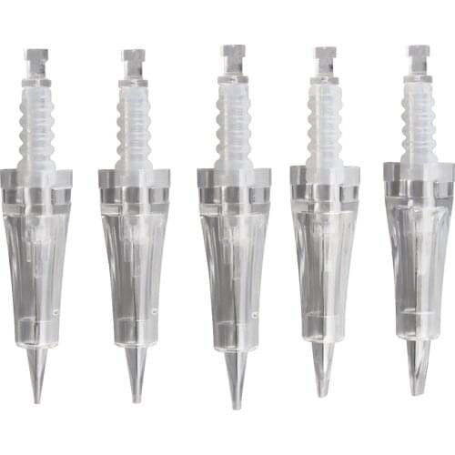 100PCS Bayonet Tattoo Cartridge Needle for Derma Pen Micro Needle 1P/3P/5P/7P Pen N2/M7/M5 Needle