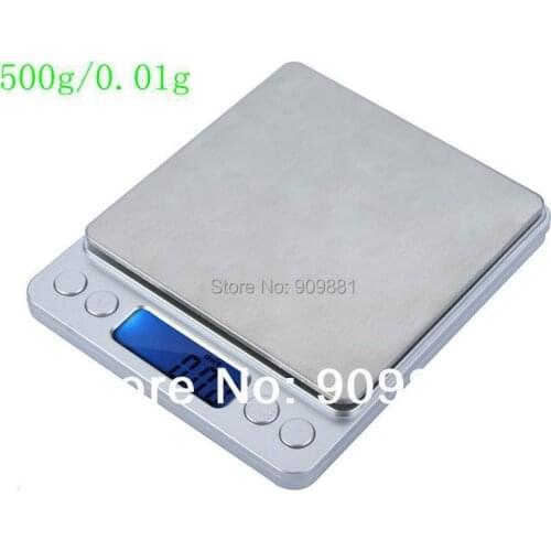500g 0.01g Platform Kitchen Electronic Scales 500G Digital Jewelry Weighing Balance Scale 0.01 Balance Laboratory With Trays