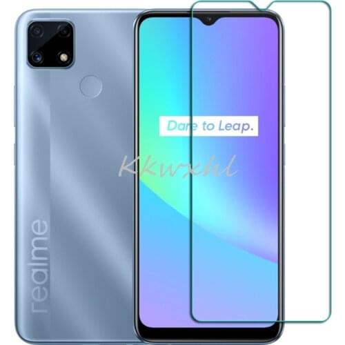 For Realme C25 6.5" Screen Protective Tempered Glass ON RealmeC25 RMX3193, RMX3191 Protector Cover Film