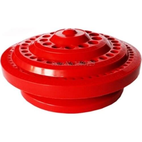 100pcs Hole Drill Bit Storage Case Holder Round Shape Hard Plastic Organizer Dropship