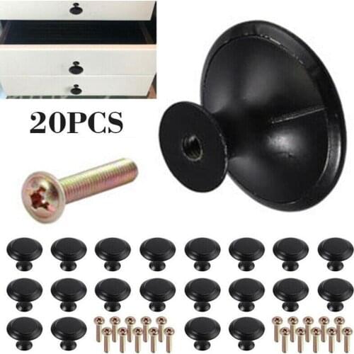 20pcs Handle Door Knobs Home Cabinet Handles Cupboard Drawer Knobs Kitchen Door Pulls Home Decoration Durable