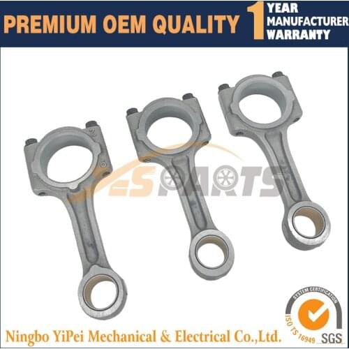 3pcs New For Kubota D722 Connecting Rod 1G687-22010