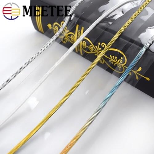 4Meters 3# 5# PVC Nylon Zipper for Sewing Sports Raincoat Pencilbag Zips Cosmetic Bag Zipper DIY Garment Sewing Accessories