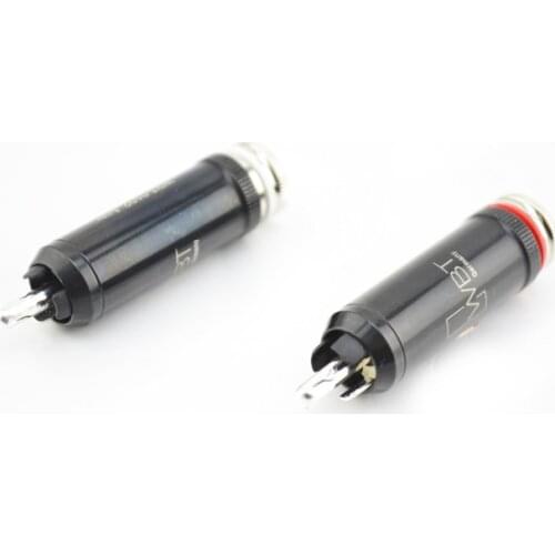 4pcs 9mm HI-END silver plated 0102Ag RCA Audio plug connector for Diy Audio RCA Interconnector cable wire line