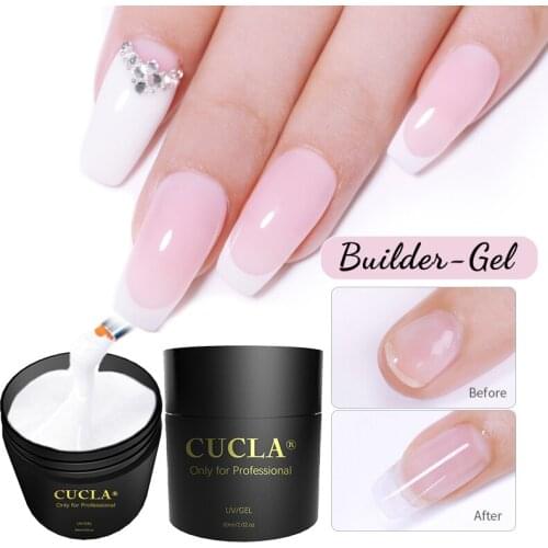 60 ML Acryl Nail Extension Gel Crystal Model Phototherapy Gule Semi Permanent Soak Off 16 Colors Nail Gel For Nail Art Manicure