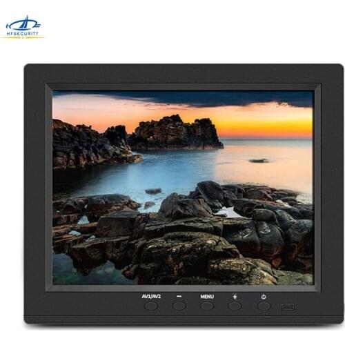 8 Inch 800* 480P CCTV Monitor BNC AV Screen HDMI-compatible VGA Video Monitors PAL NTSC Monitor Display Laptop TFT Color Screen