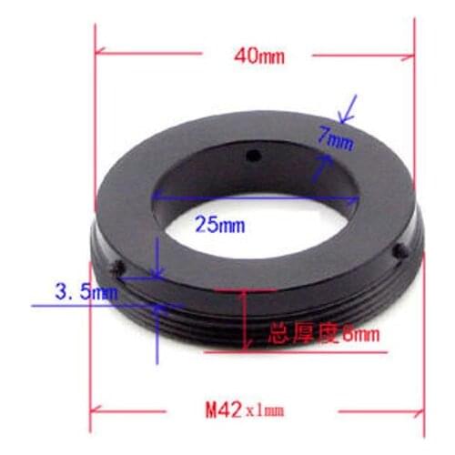 Camera Adapter 25mm To M42 x1 Thread Adapter For Lenses On Helicoids Free Shipping
