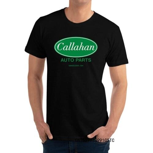 Callahan Auto Parts Plain Short Sleeve Printed Top T-shirts Cotton Fabric Crew Neck Man T Shirt Tops T Shirt Father Day