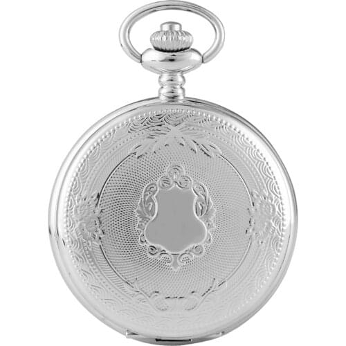 Retro Big Shield Quartz Pocket Watch Roman Numerals Display Steampunk 30CM Chain Pendant Watches Nice Gifts Reloj De Bolsillo